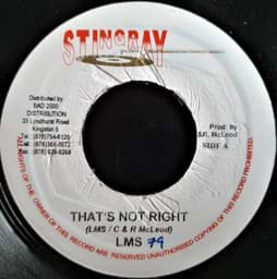 Show details for L.M.S - That's Not Right Picture of L.M.S - That's Not Right