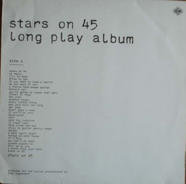 Picture of Stars On 45 ‎– Long Play Album