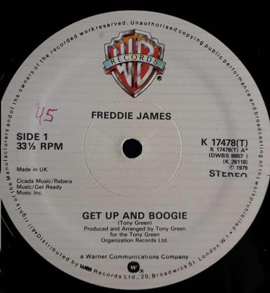Freddie James - Get Up And Boogie