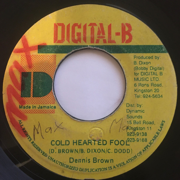 Bild von Dennis Brown - Cold Hearted Fool