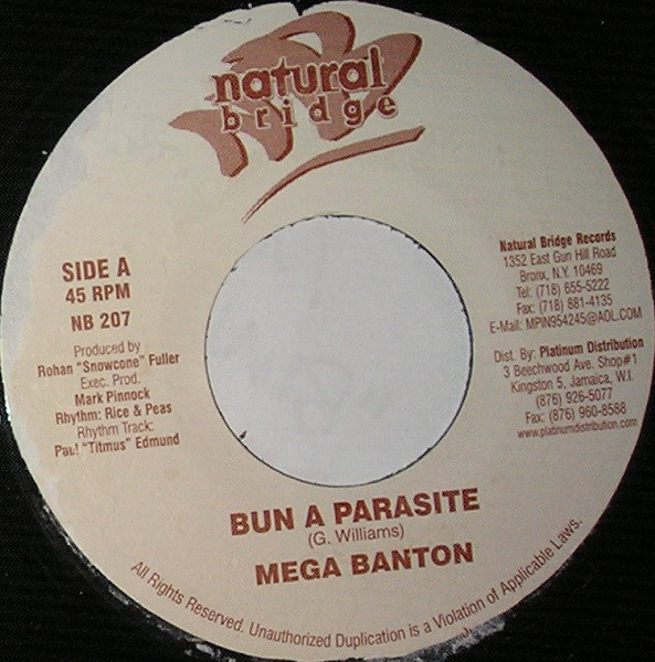 Bild von Mega Banton - Bun A Parasite / Not Ready For Di Hype