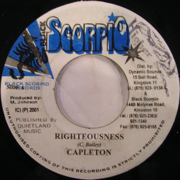 Picture of Capleton - Righteousness