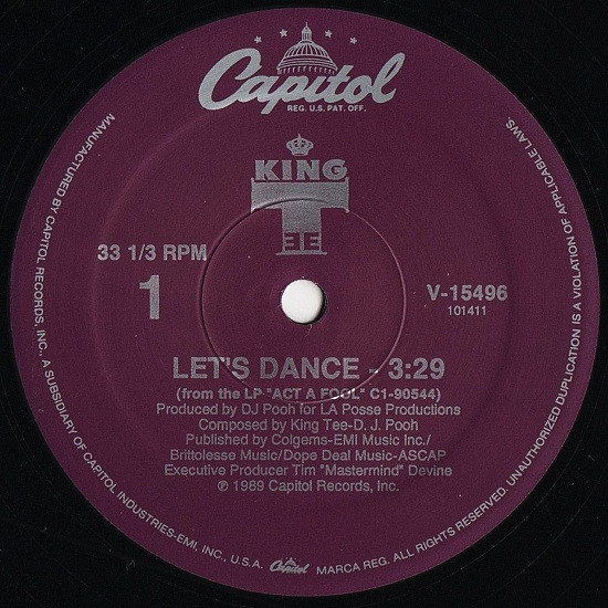 Bild von King Tee - Let's Dance