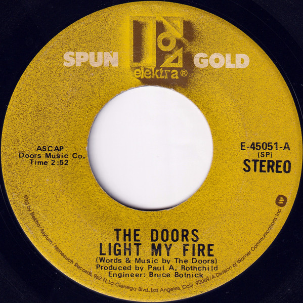 The Doors - Light My Fire / Love Me Two Times