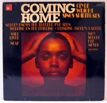 Picture of Coming Home - Clyde Wright sings Sprituals
