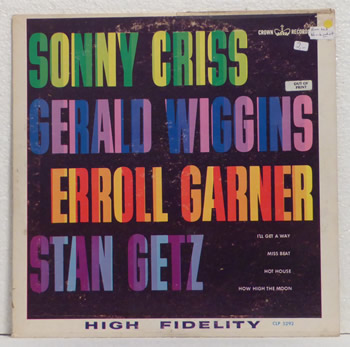 Bild von Sonny Criss - Gerald Wiggins - Erroll Garner - Stan Getz
