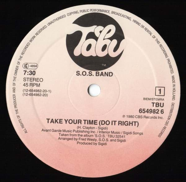 Bild von The S.O.S. Band - Take Your Time