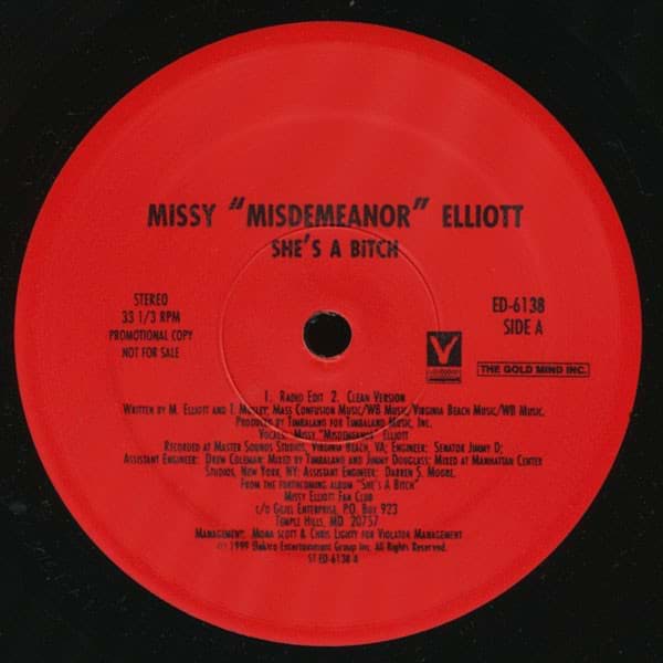 Picture of Missy "Misdemeanor" Elliott - She´s A Bitch