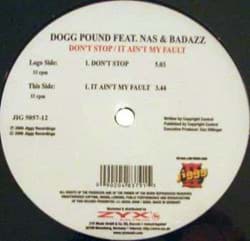 Bild von Dogg Pound Feat. Nas & Badazz – Don't Stop / It Ain't My Fault